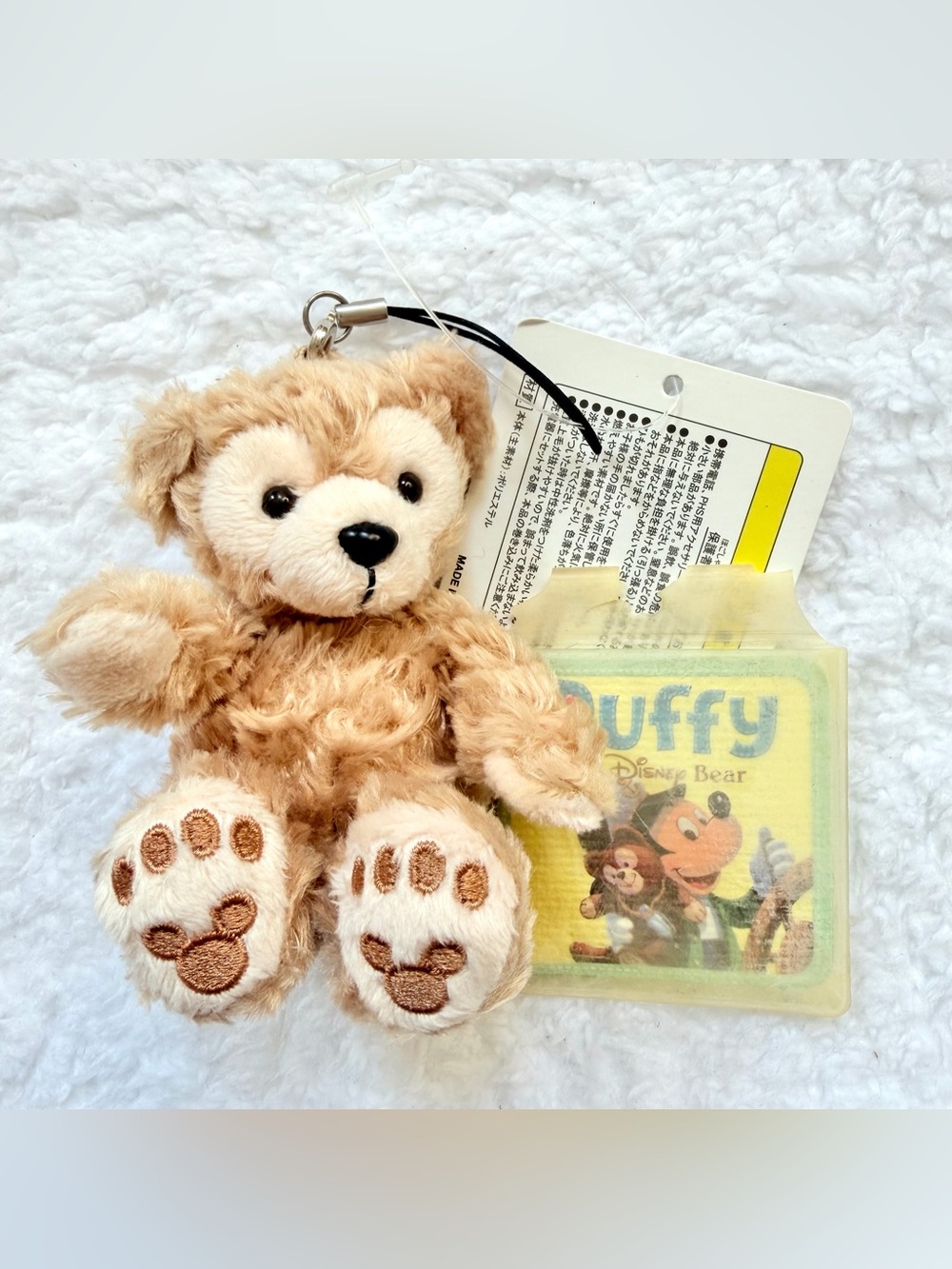 NEW Authentic Duffy Plush Strap Tokyo Disney Sea Japan Bear Mickey Mouse